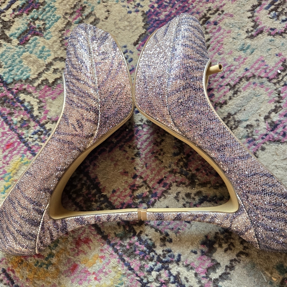 NWT Nine West Size 9 Sexy Unique Zebra Stripe Stilettos
